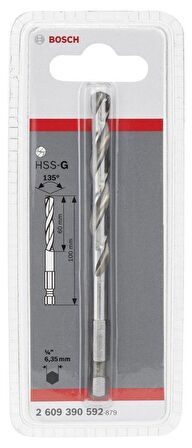 Bosch Merkezleme Ucu HEX HSS-G 100mm